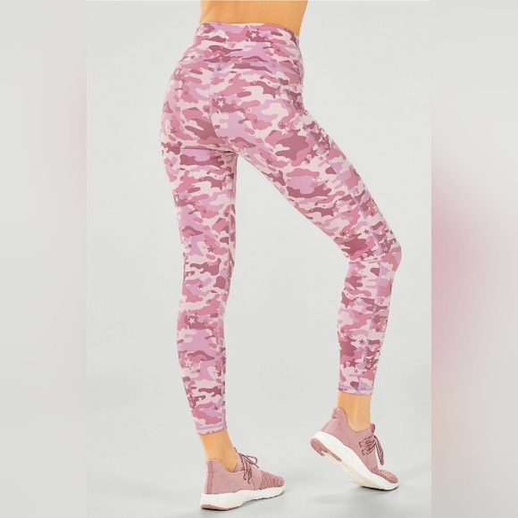 Fabletics Pants - Fabletics Define Powerhold High Waisted 7/8 Legging Womens Large Lilac Purple